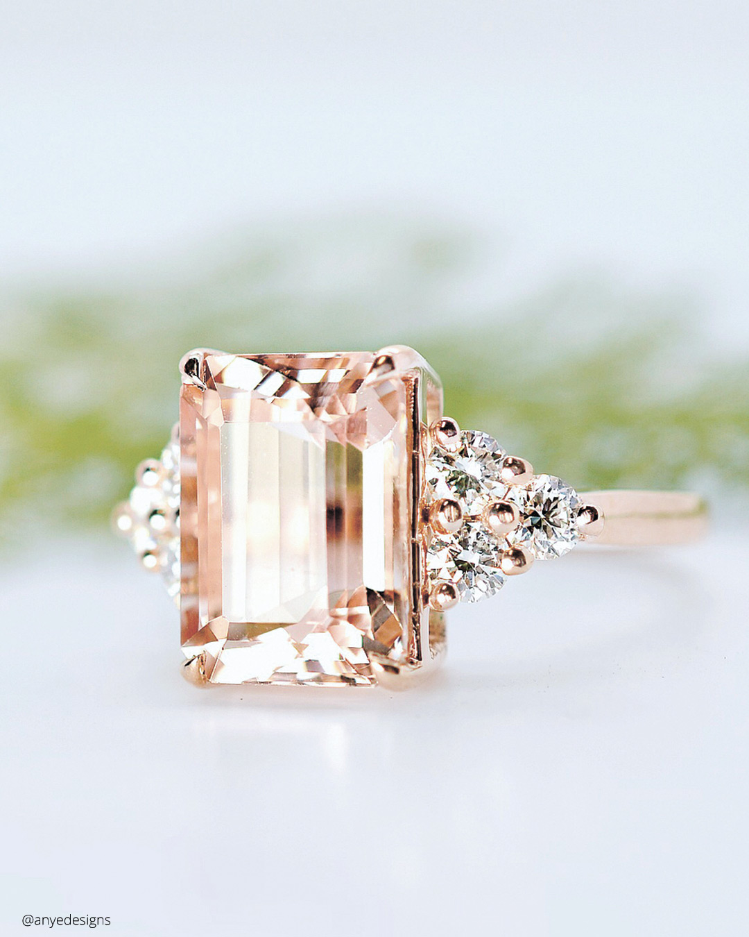 Shopping Vintage Morganite Engagement Rings