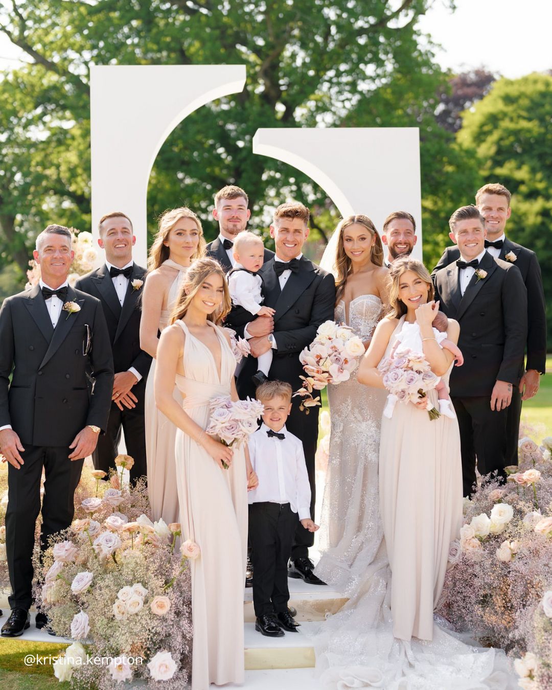 With Friends of the Groom