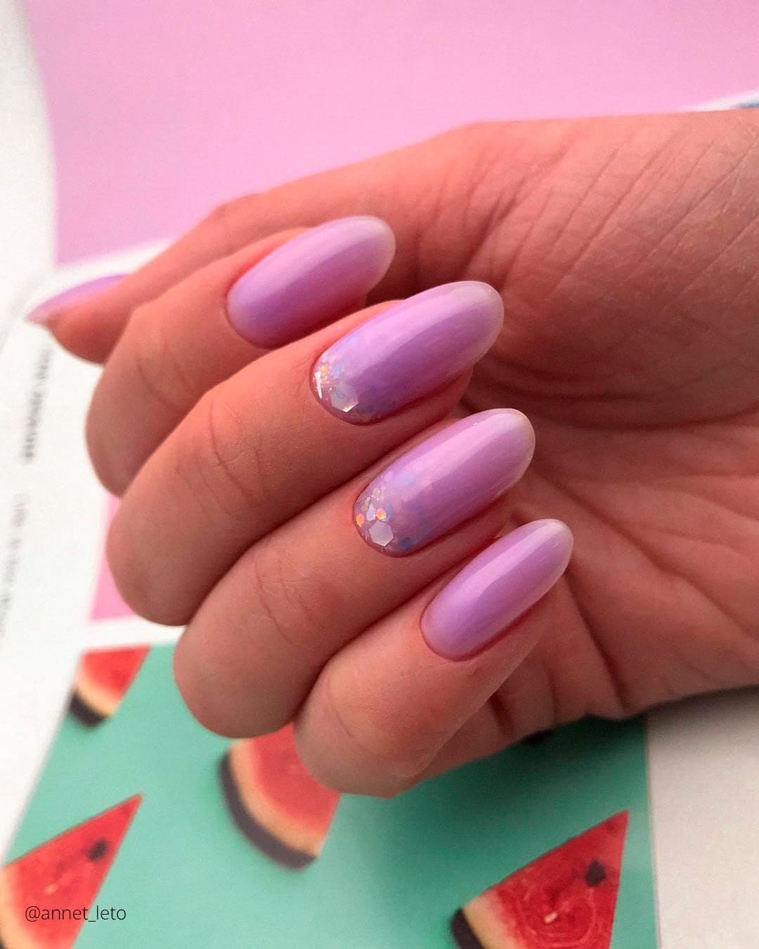 Dark Purple Wedding Nails