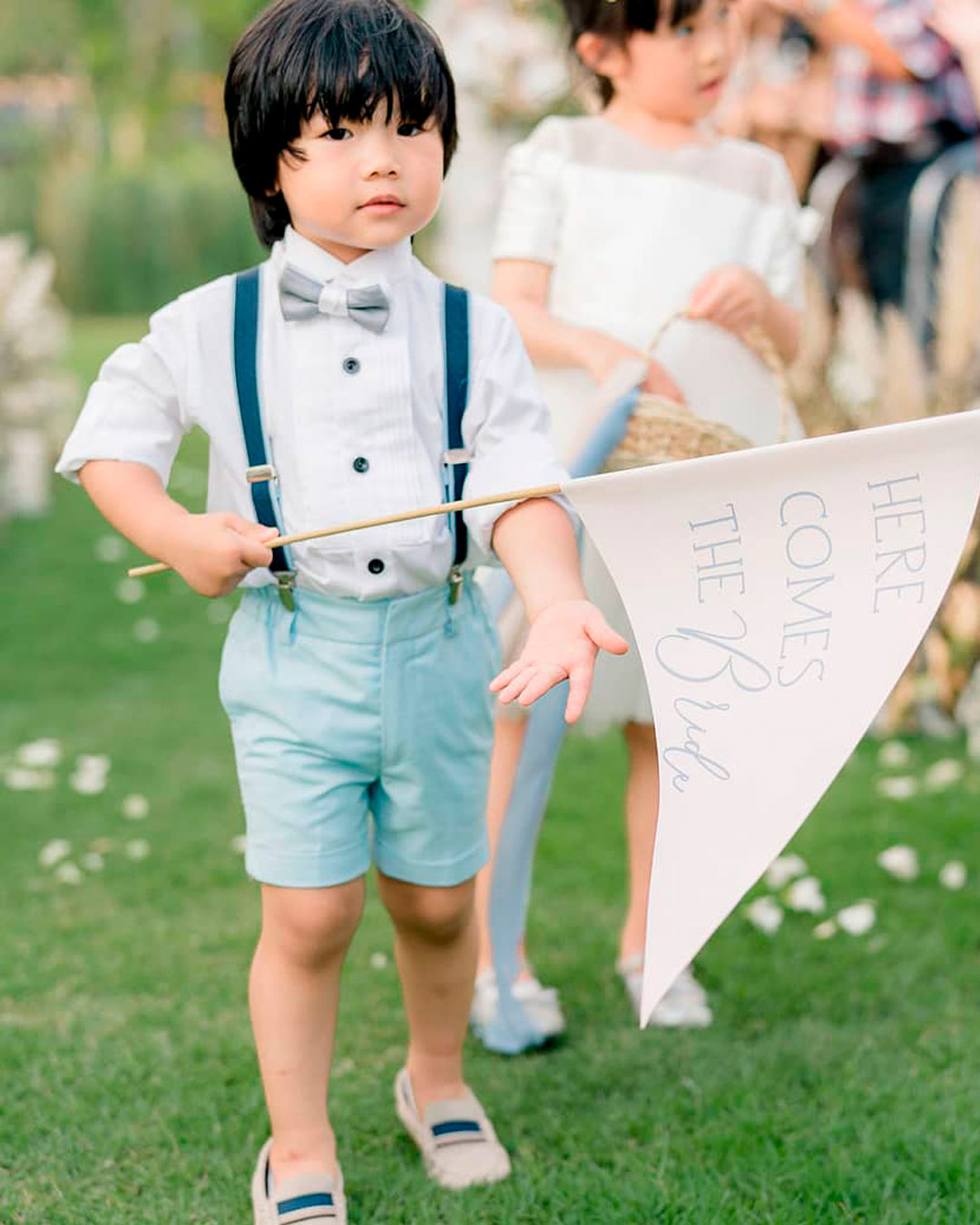Ring Bearer Box With Rustic Ribbon