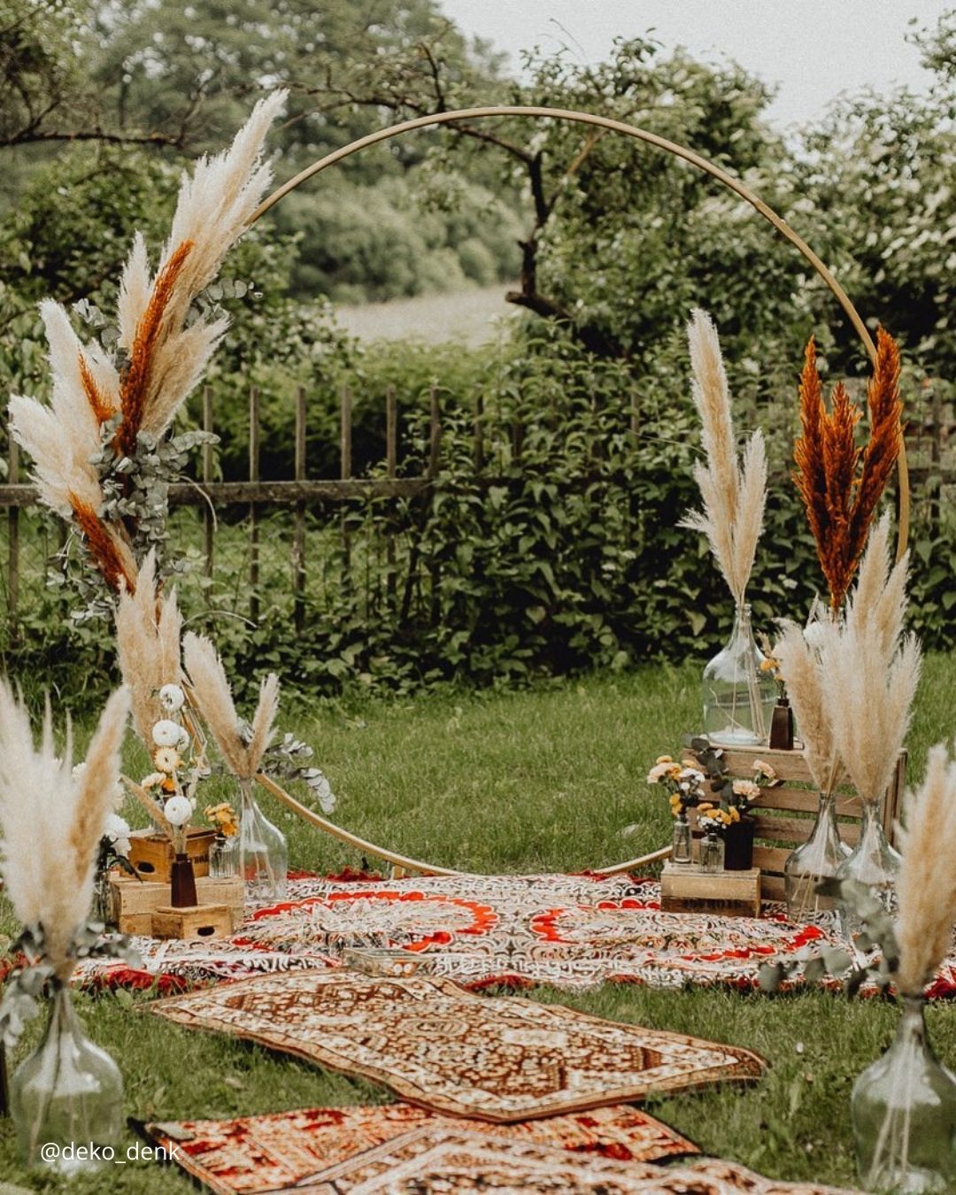 Arches For Rust Color Wedding Theme