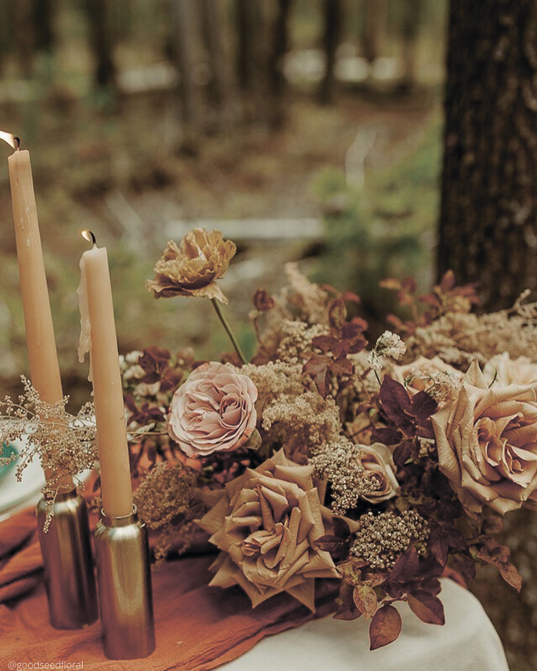 Light Ideas for Rust Wedding