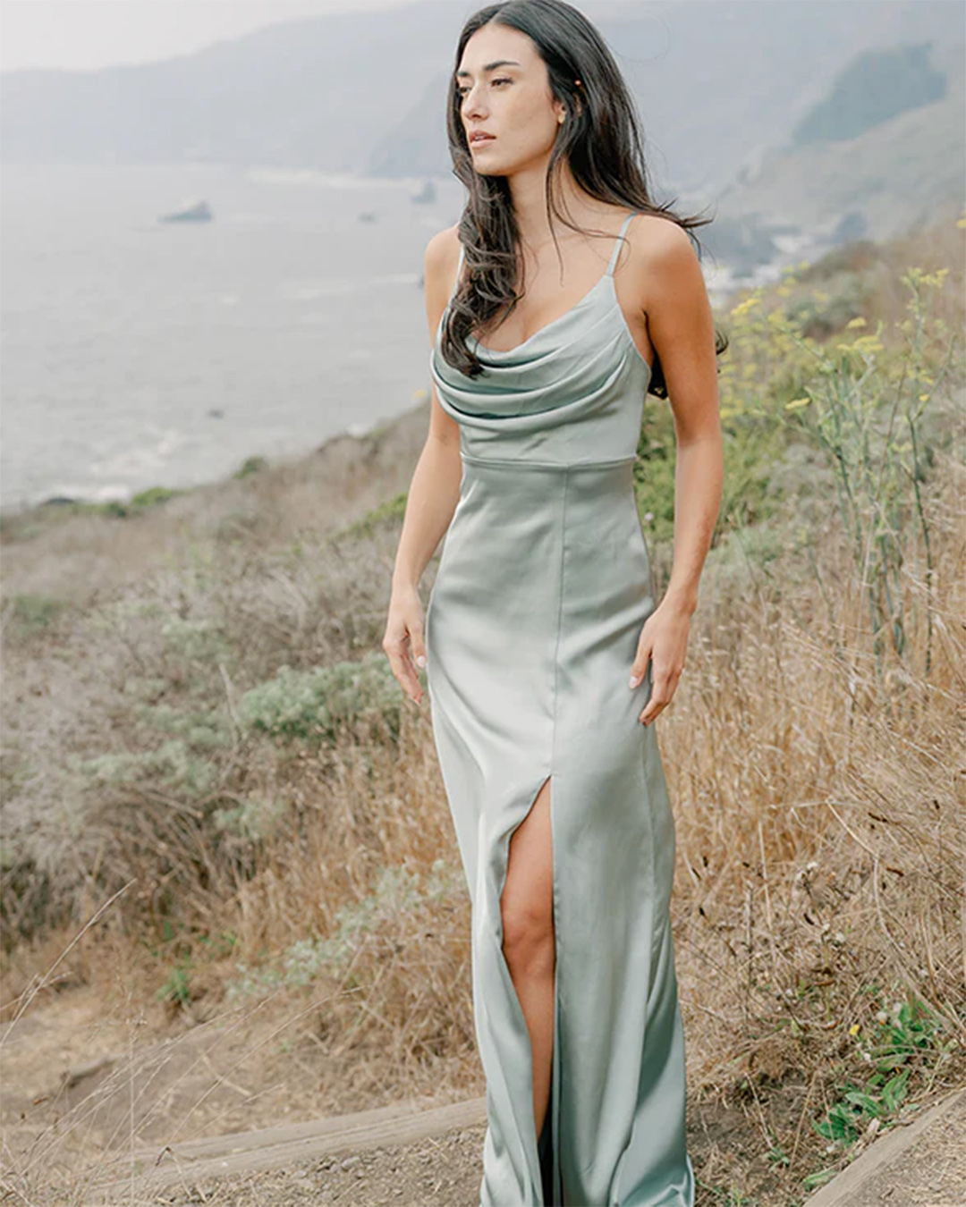 Plus Size Sage Green Bridesmaid Dresses