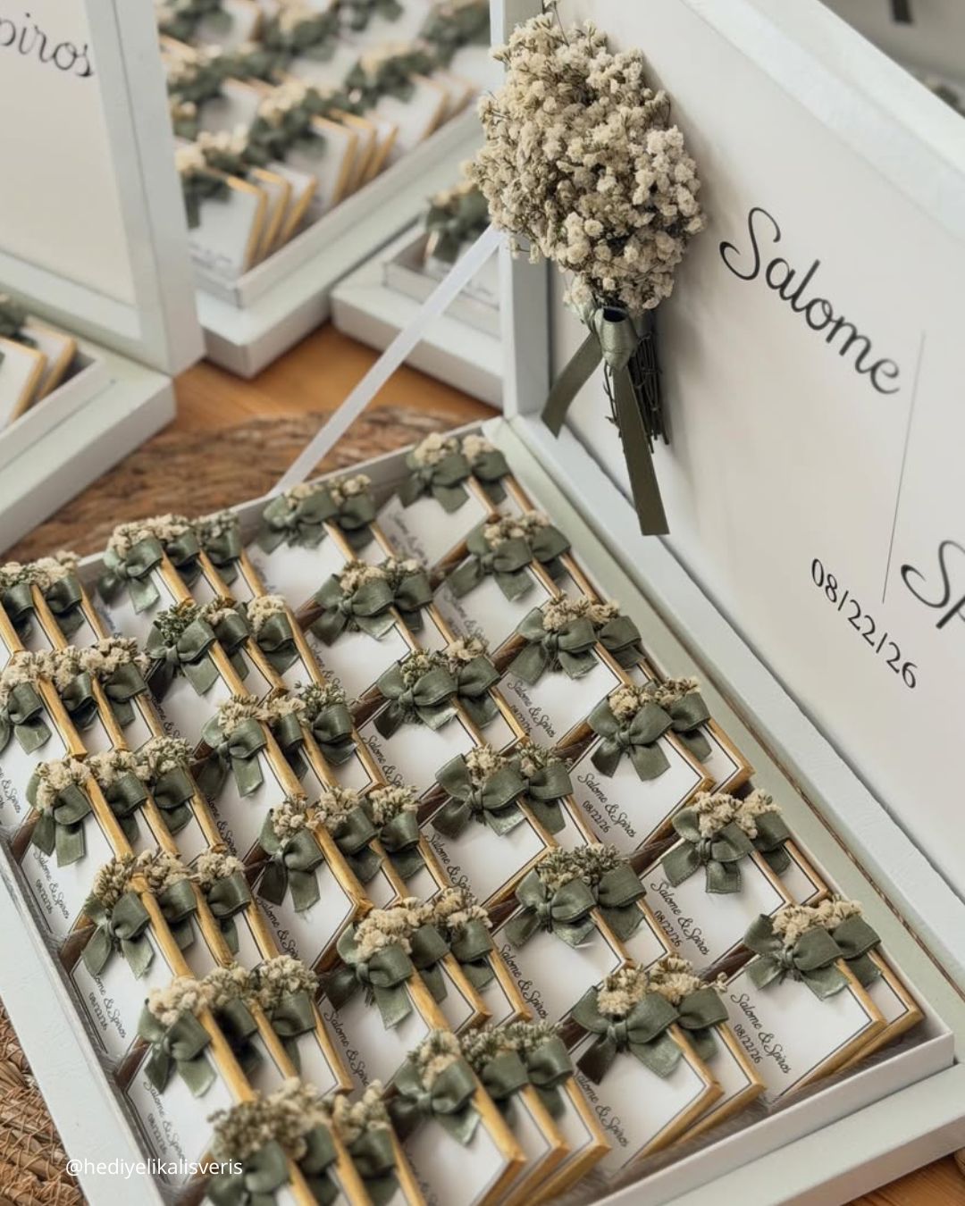 Sage Green Wedding Favors
