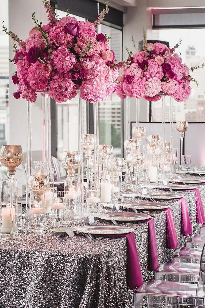 Silver Color Combinations For Your Wedding Decor