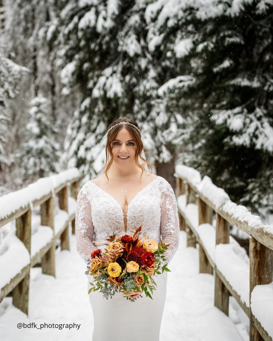 Bride’s Winter Wedding Photos