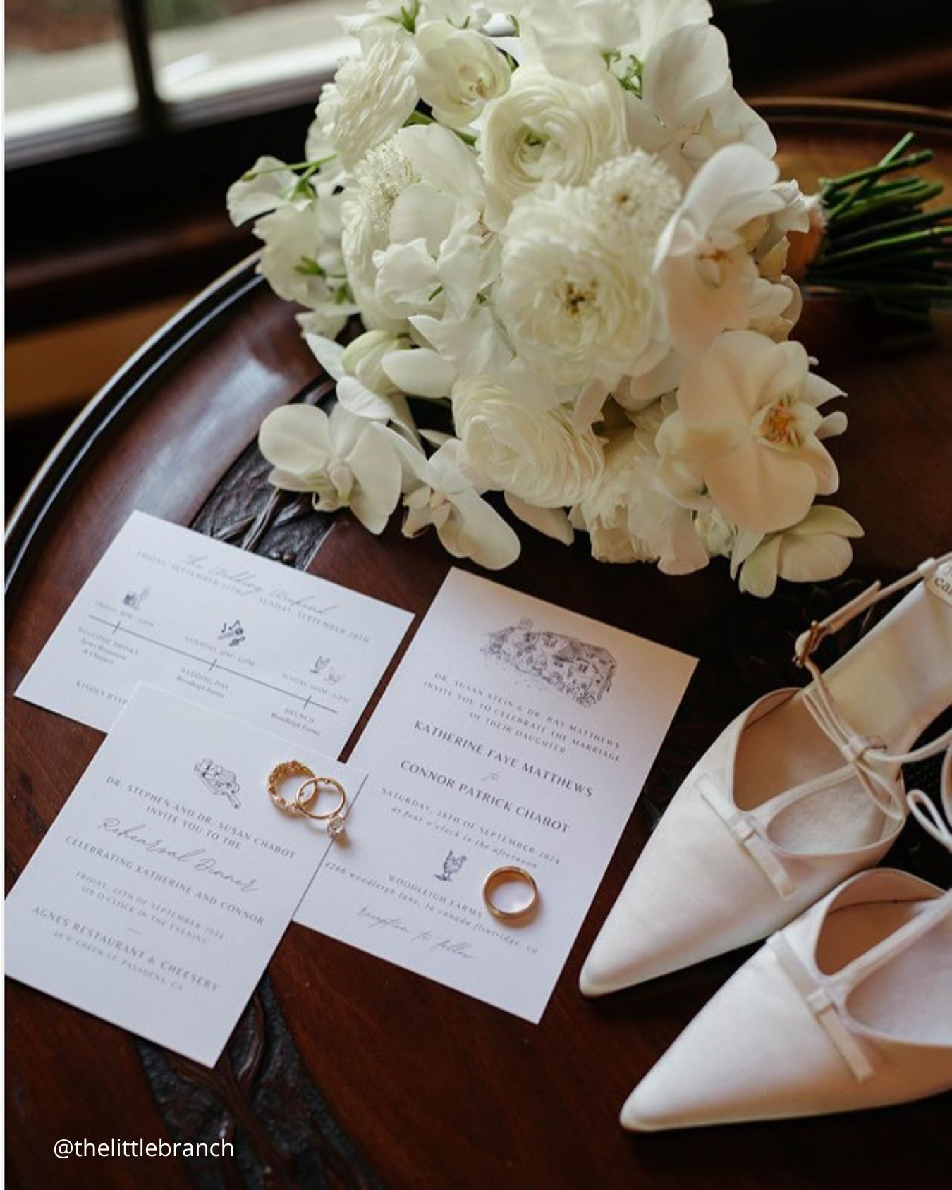 Fresh Spring Wedding Bouquets With Peonies