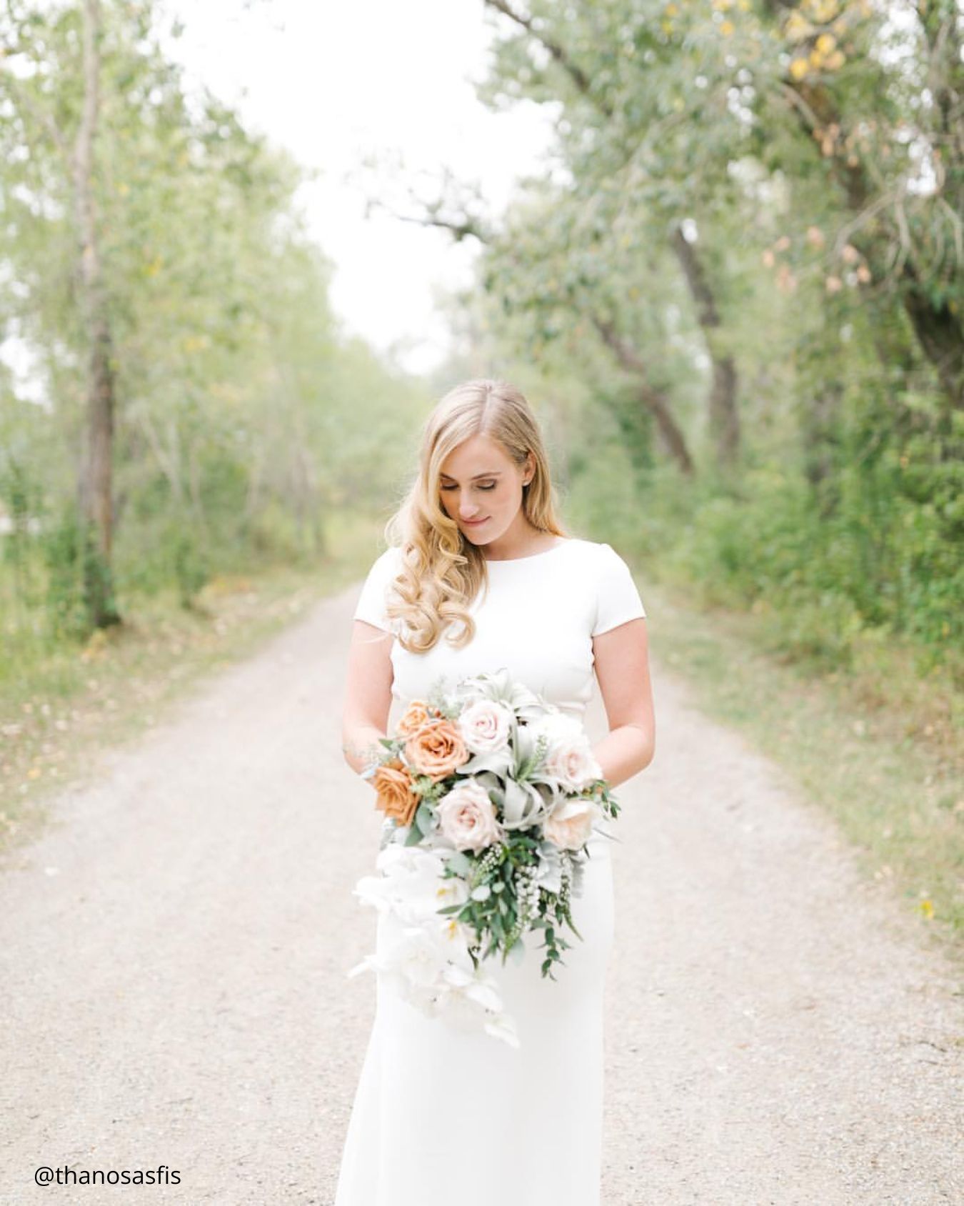 Fresh Spring Wedding Bouquets With Peonies