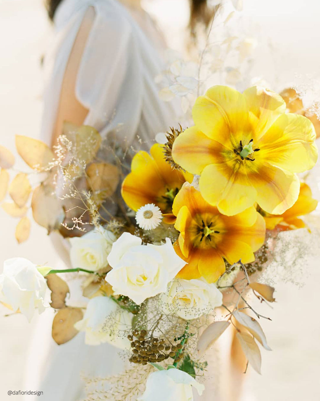 Spring Wedding Bouquets With Tulips