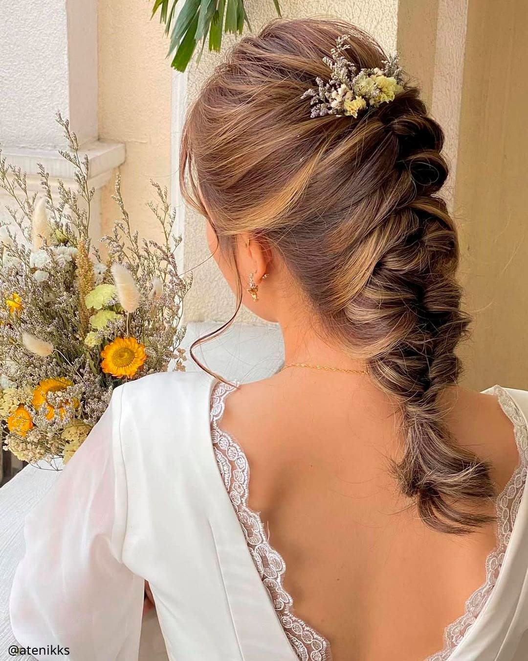 Asian Wedding Braid Hairstyles