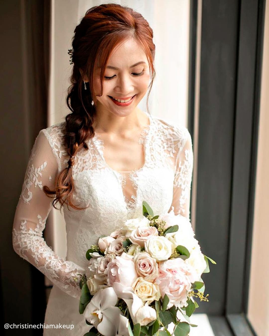 Asian Bangs for Wedding