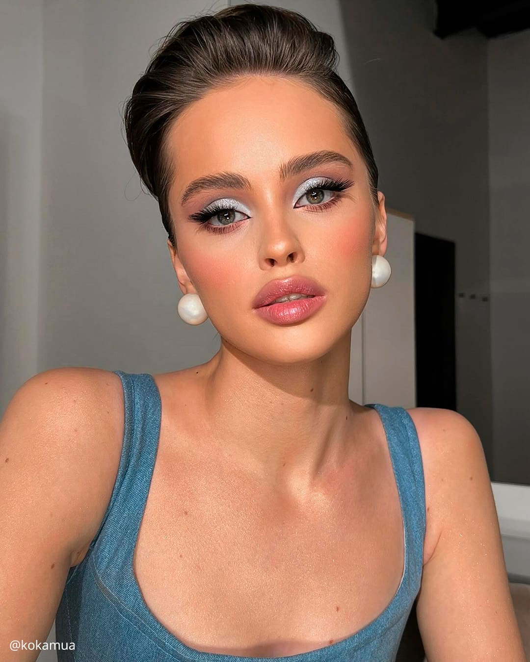 Bridesmaid Makeup Blue Eyes
