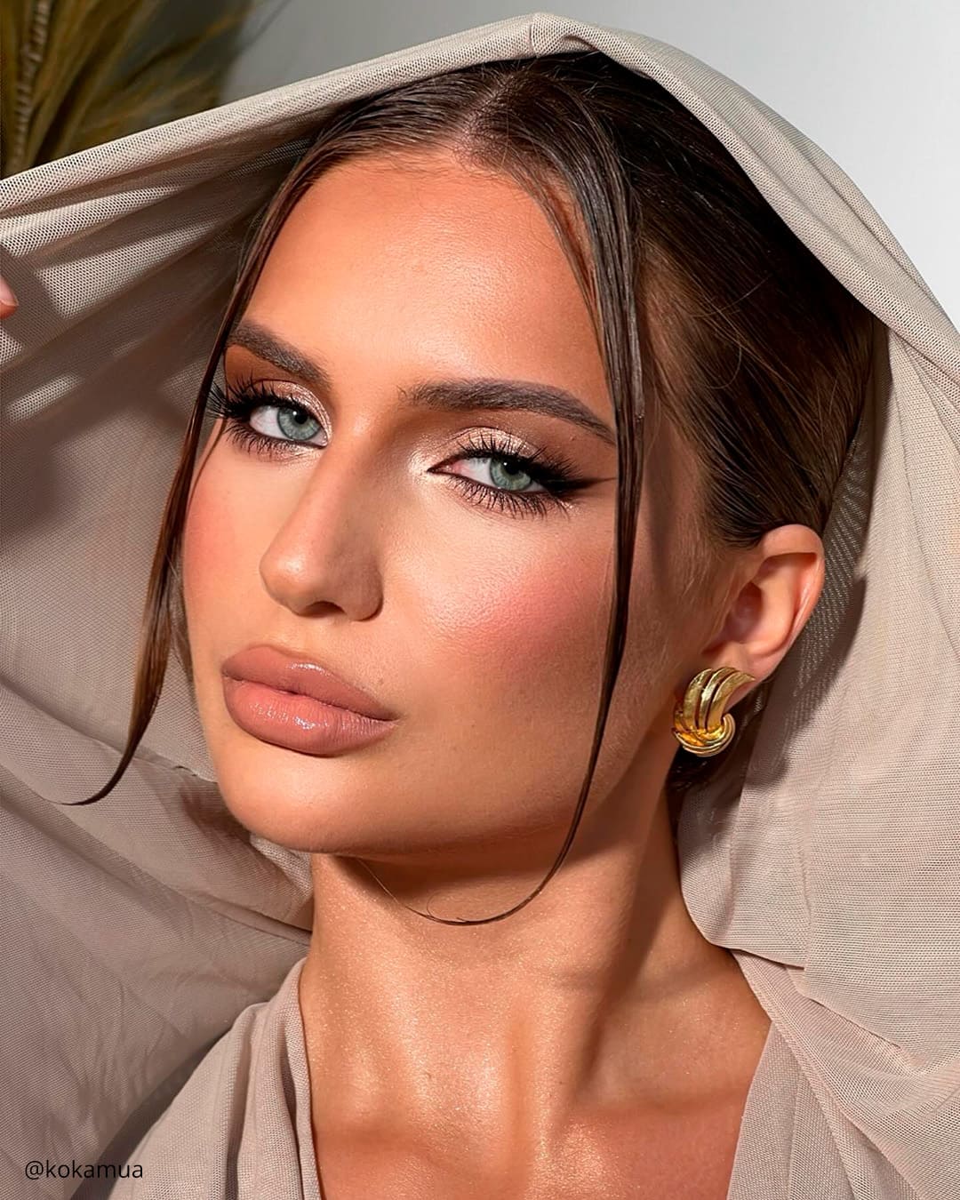 Rose Gold Bridesmaid Makeup