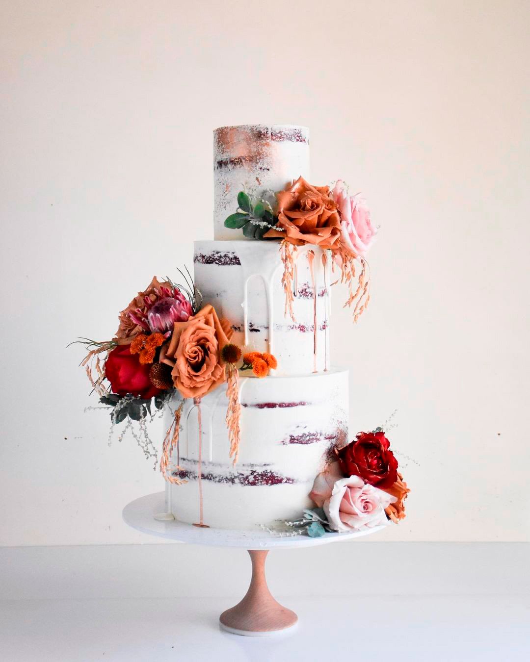 Types of Wedding Cakes Drip