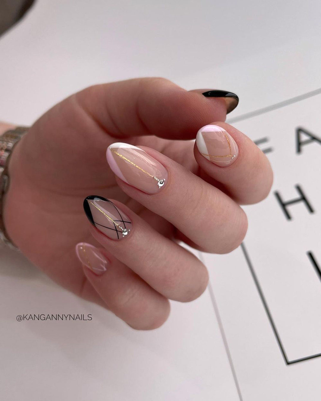 Cute Fall Wedding Nails