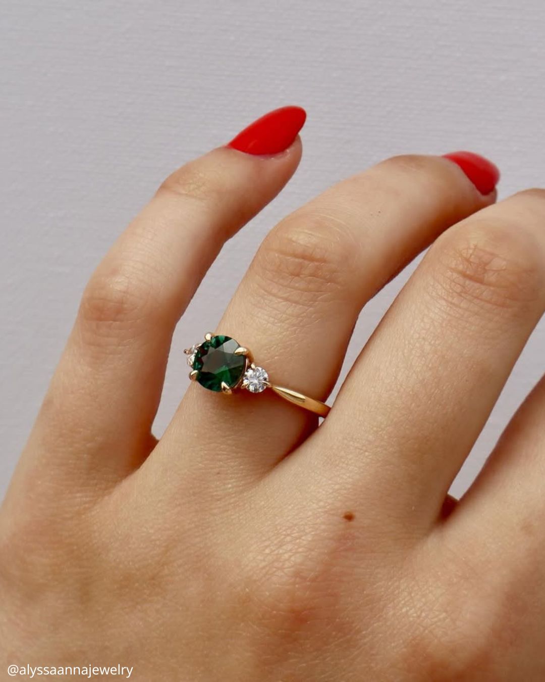 Bright Engagement Rings With Colored Gemstones