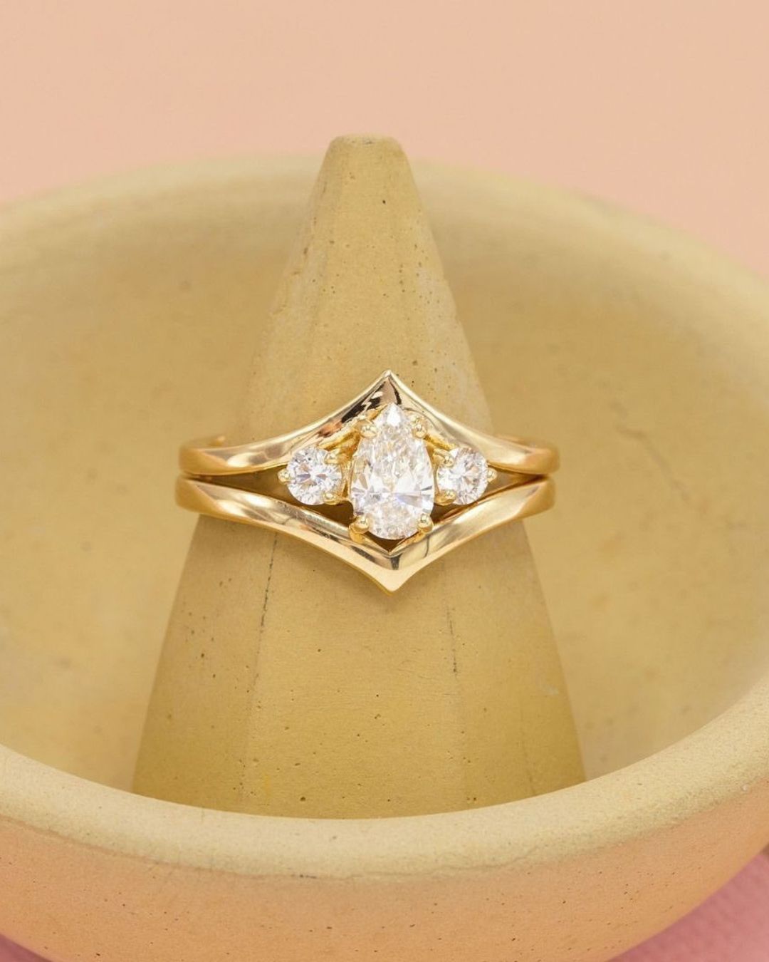 Pear Cut & Marquise-Shaped Engagement Rings