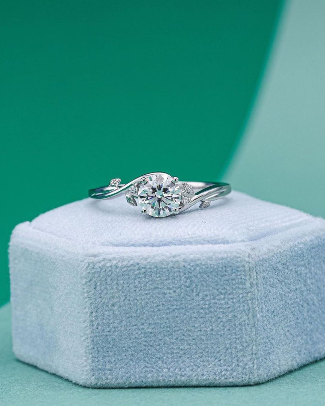 Beautiful Rings In White Gold