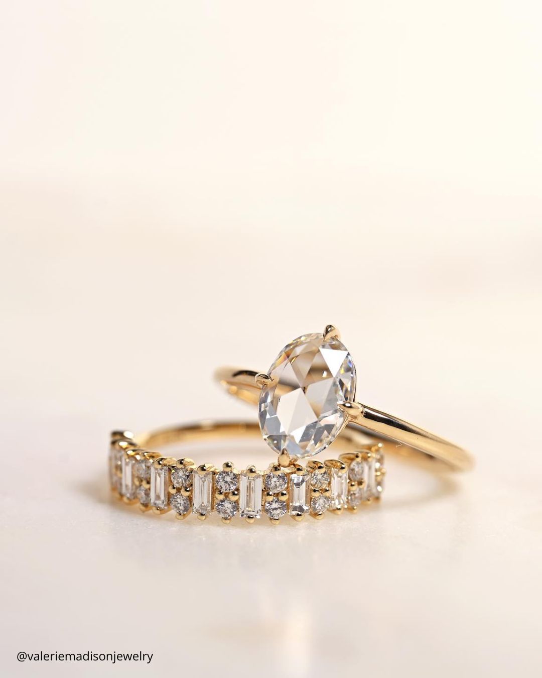 Amazing Two-Tone Modern Rings