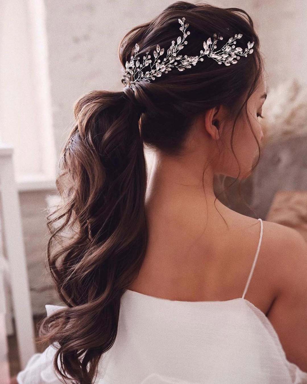 Wedding Hair Accessories for Long Hair