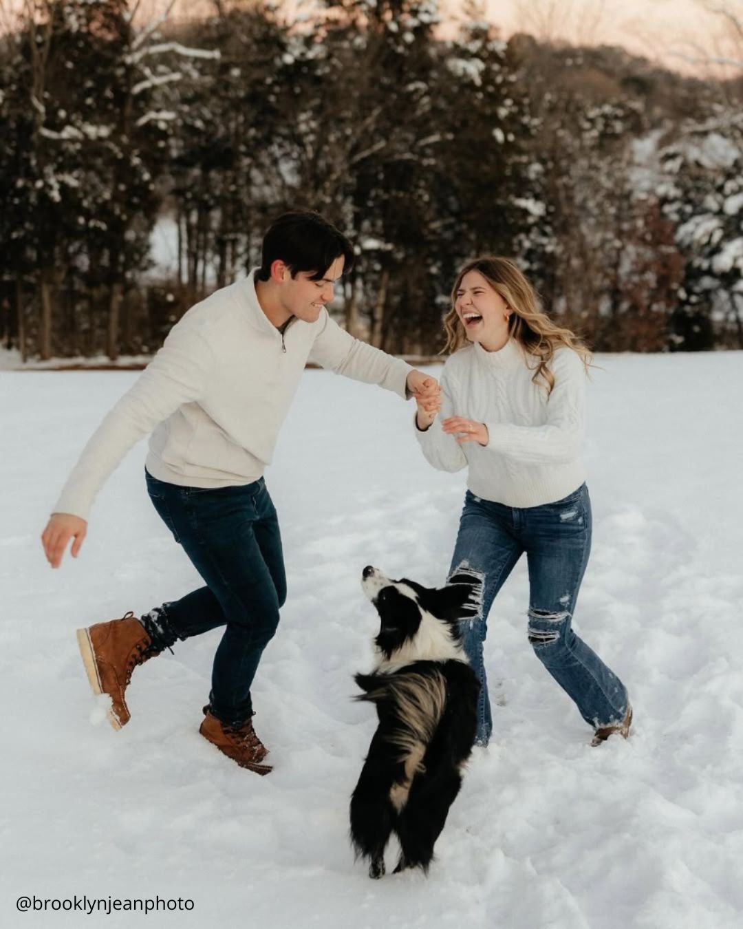 Winter Engagement Shoot With Your Dog