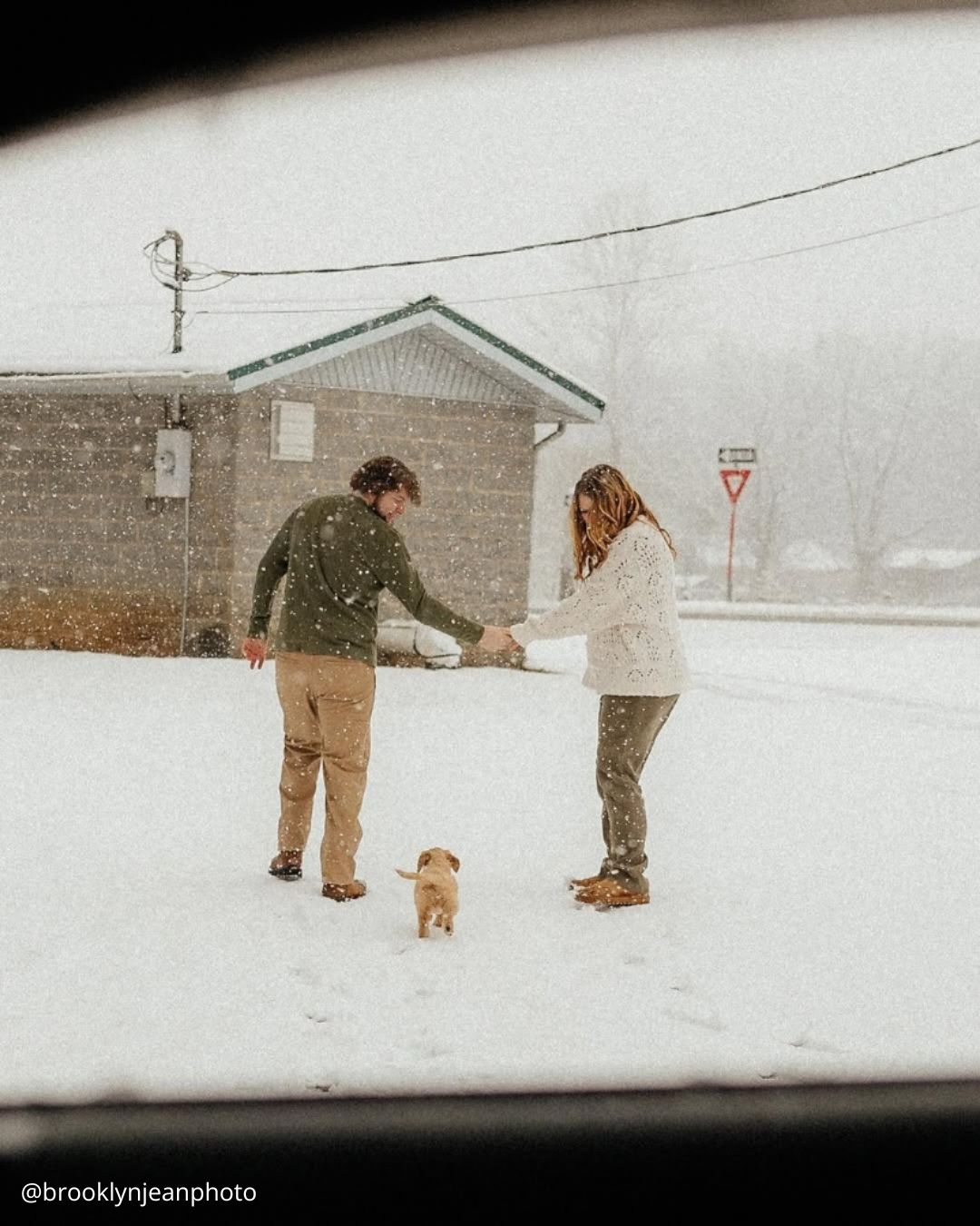 Winter Engagement Shoot With Your Dog
