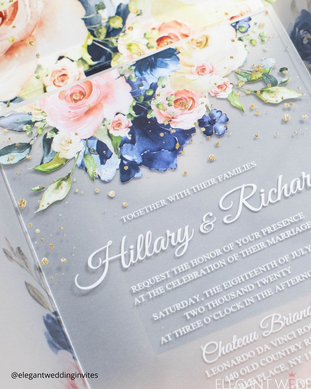 Terracotta and Navy Wedding