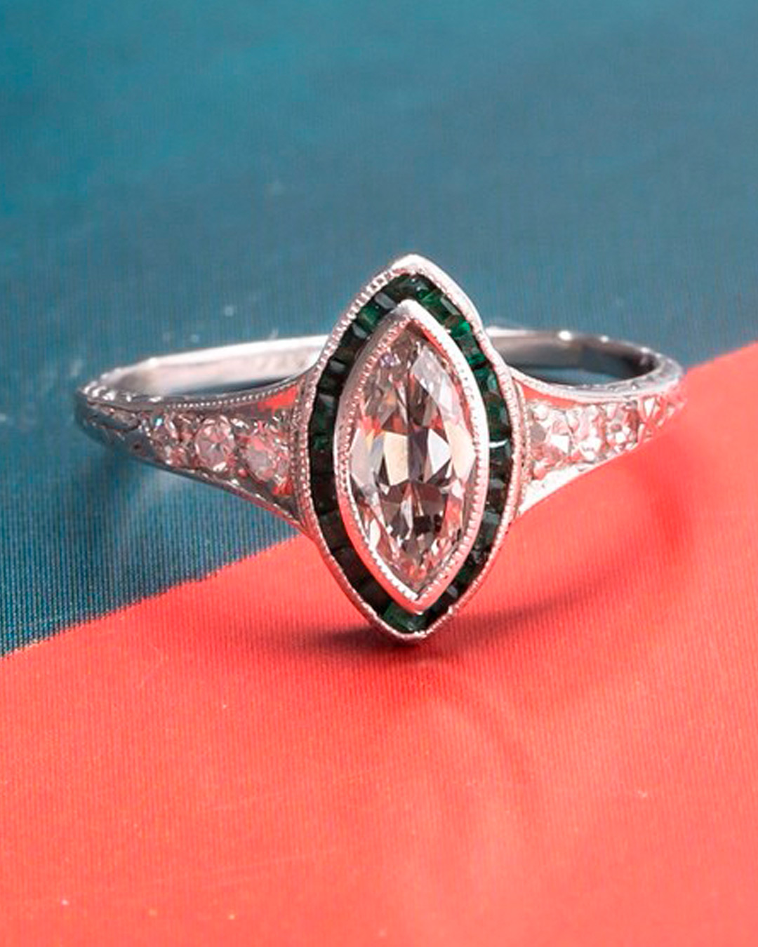 Heart-Shaped Diamond Rings