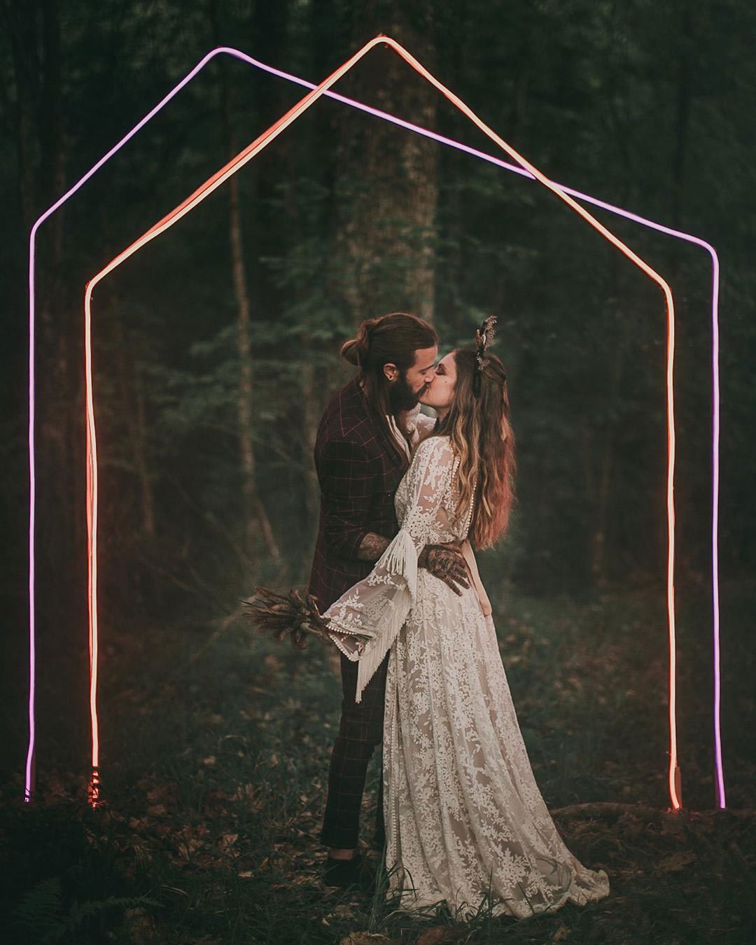 Non-white Wedding Dress
