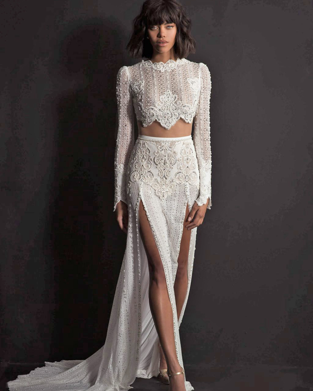 Basque Waist Wedding Dresses