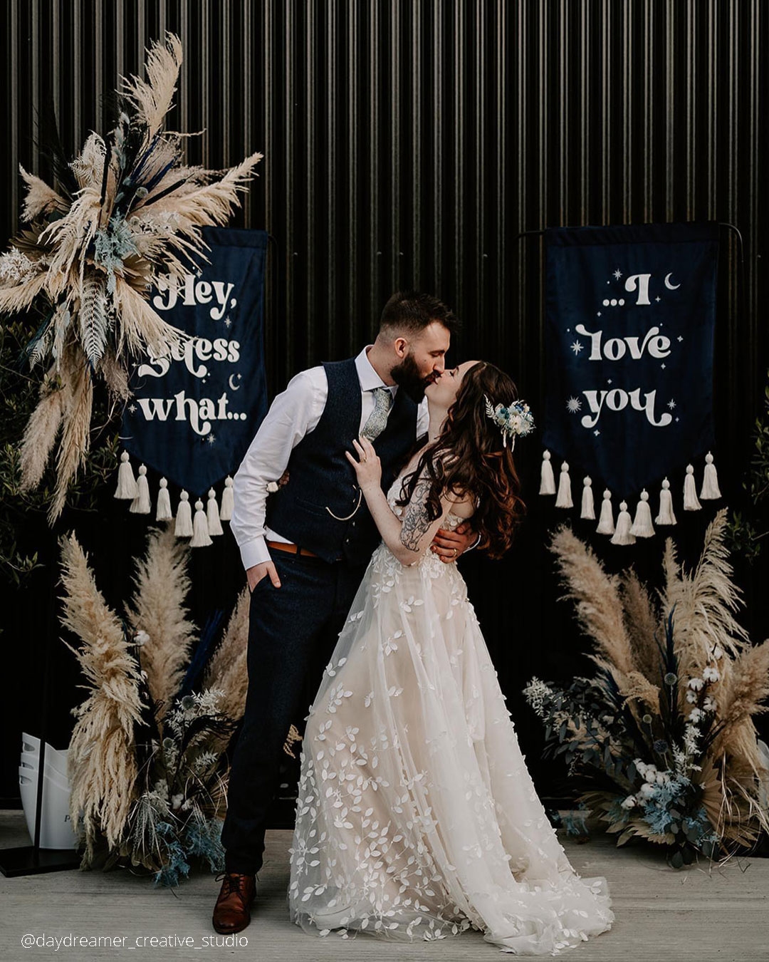 Backdrop Ideas With Pampas Grass
