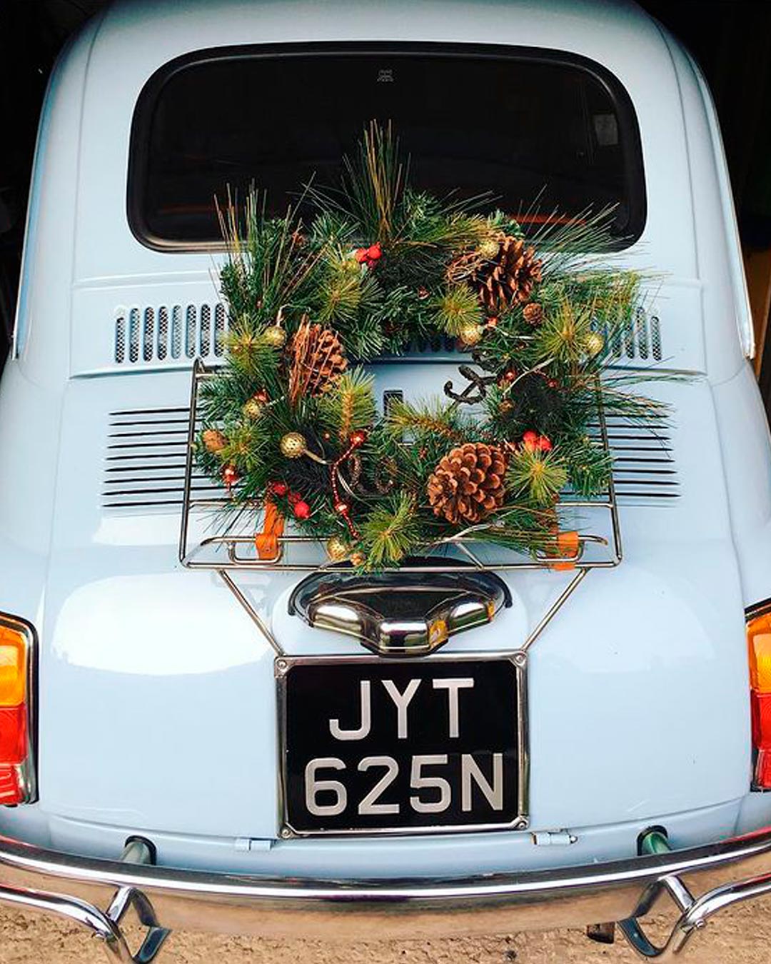 Greenery Wedding Car Decor Ideas