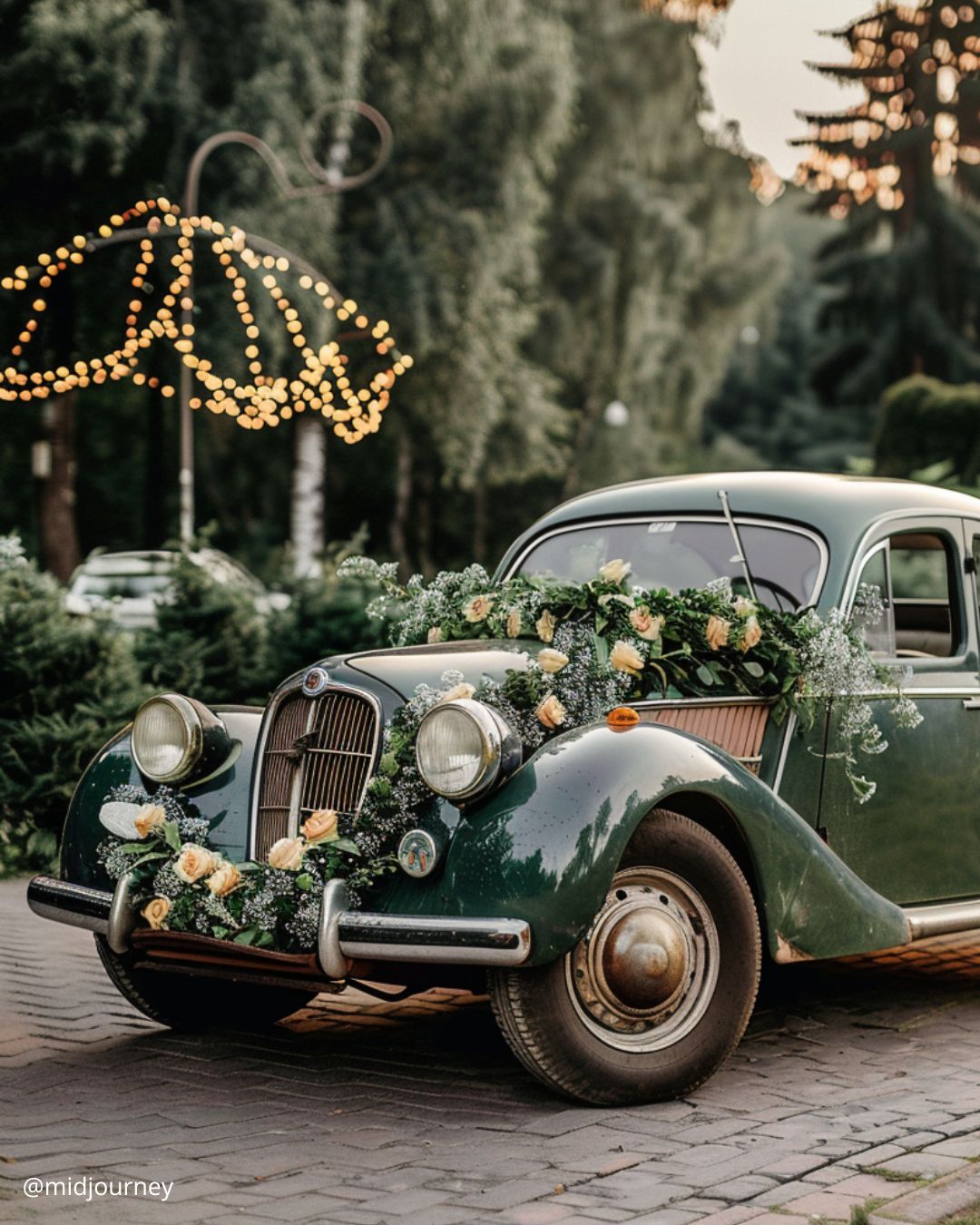 Just Married Sign For a Car