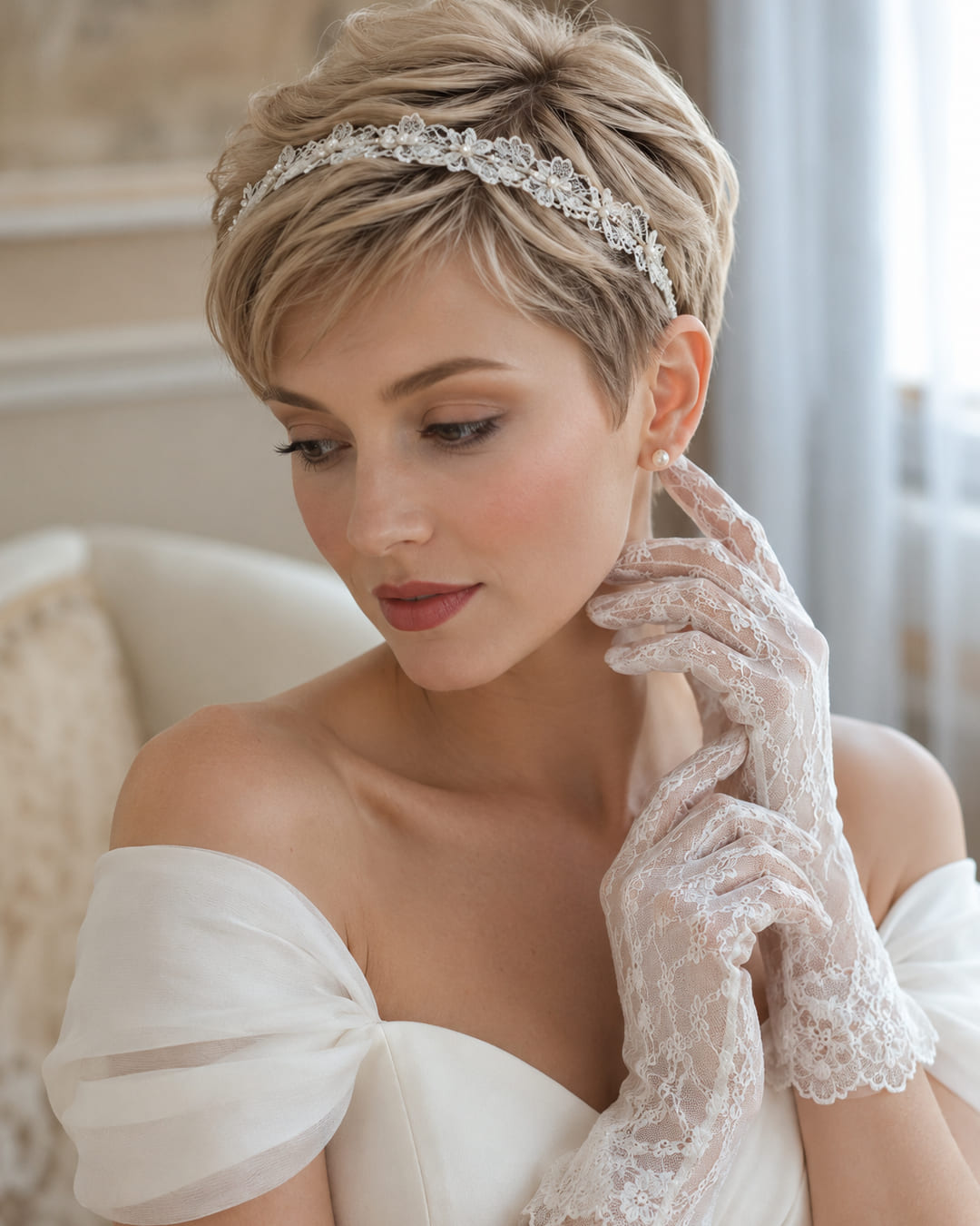 Wedding Hairstyles For Short Curly Hair