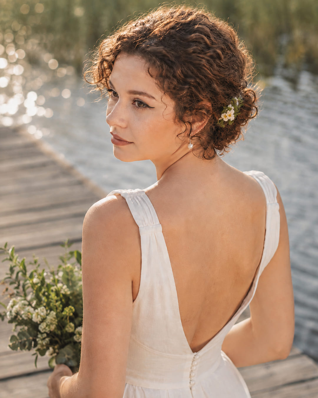 Wedding Hairstyles For Short Hair With Veil