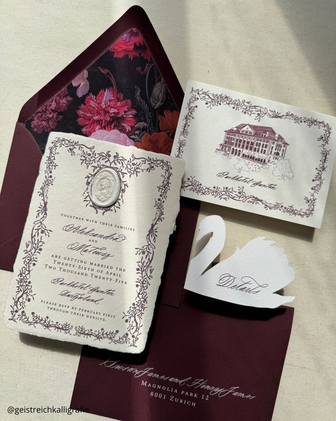 Wedding Invitation Example