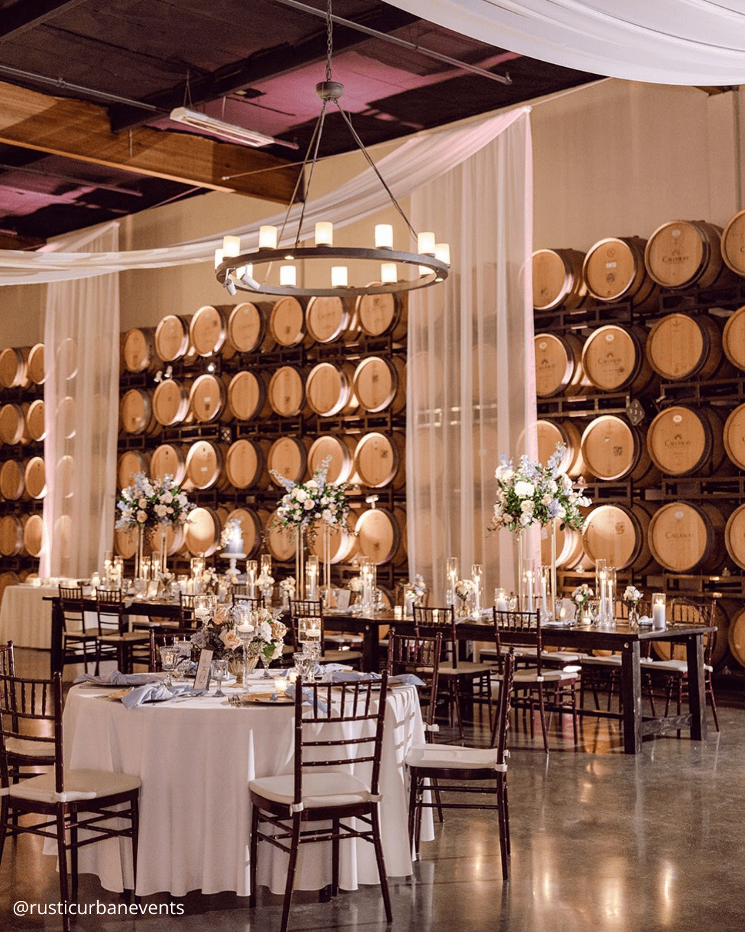 Ideal Backdrop For A Rustic Outdoor Wedding