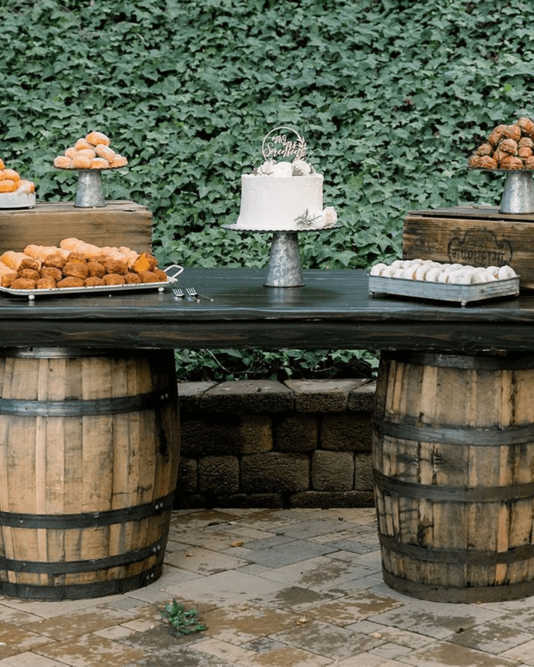 Classic Rustic Side Tables For Drinks
