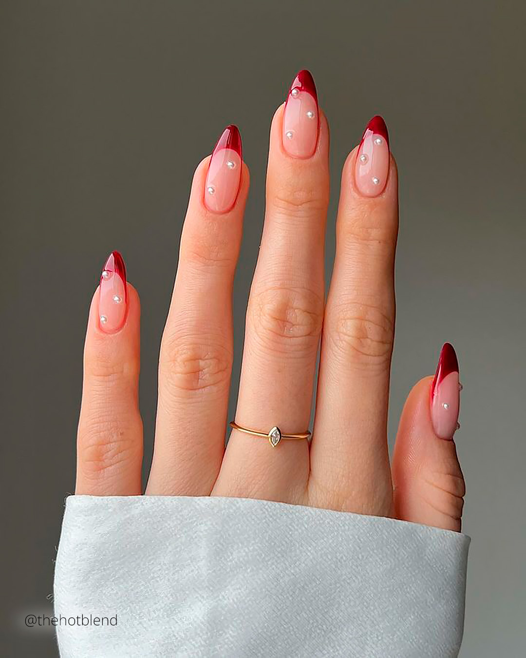 White Winter Nails