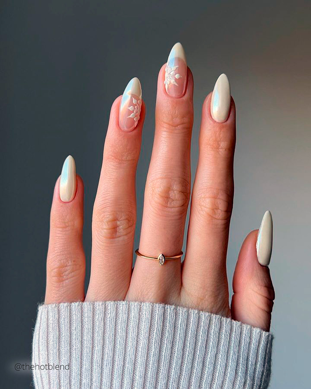 Simple Winter Nails
