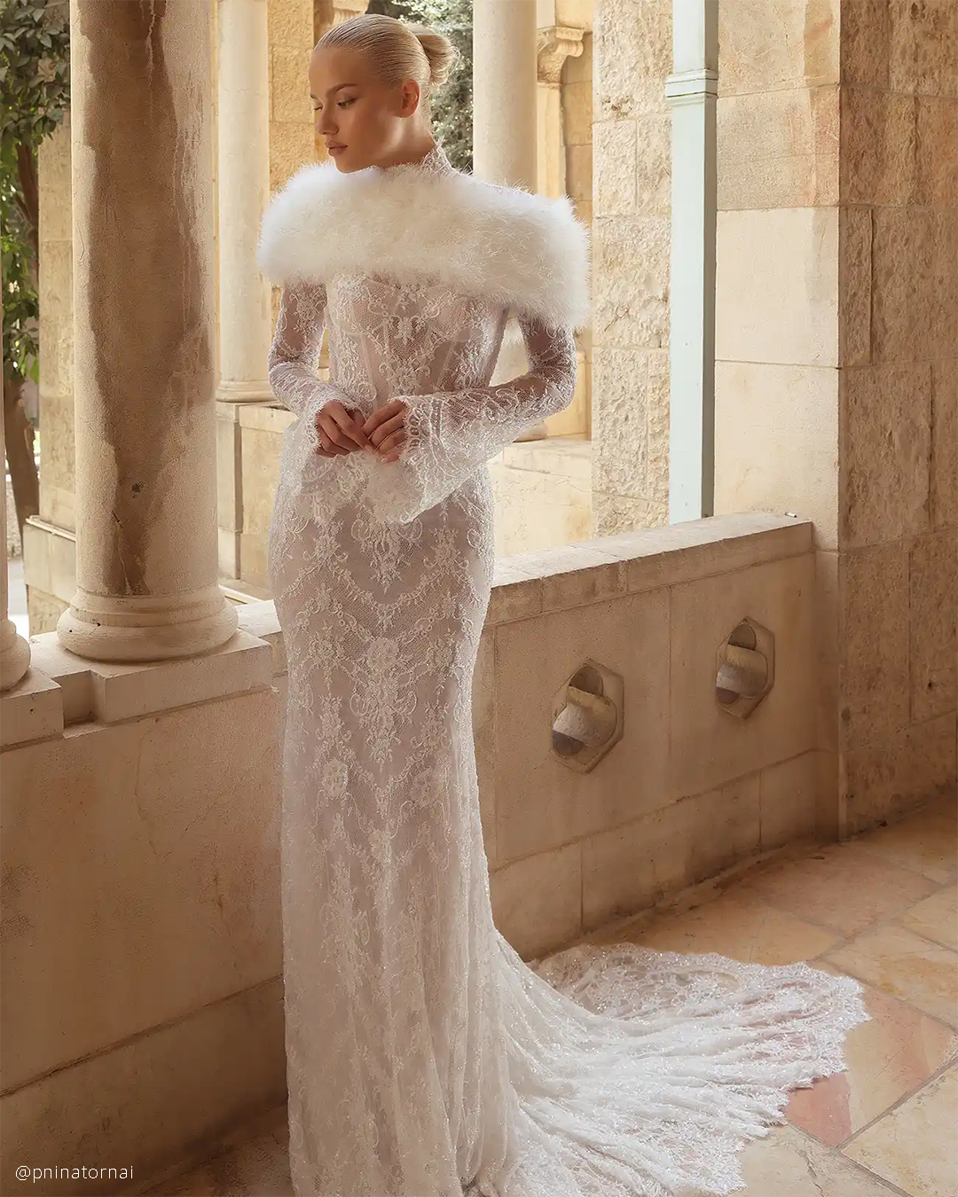 Lace Winter Bridal Dresses