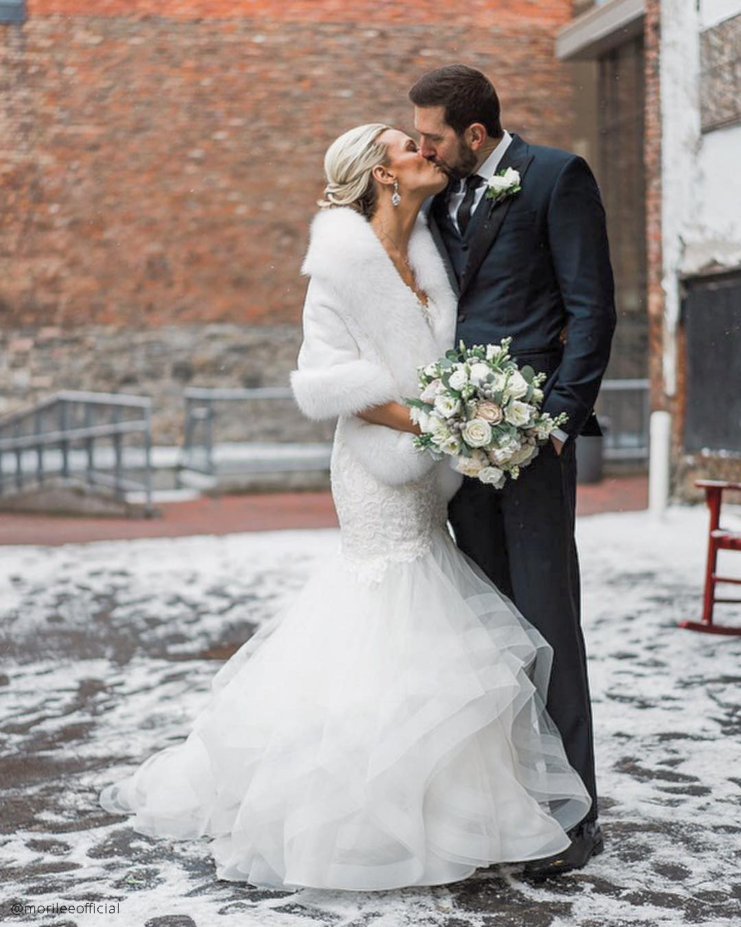 Winter Bridal Gowns With Cozy Coat