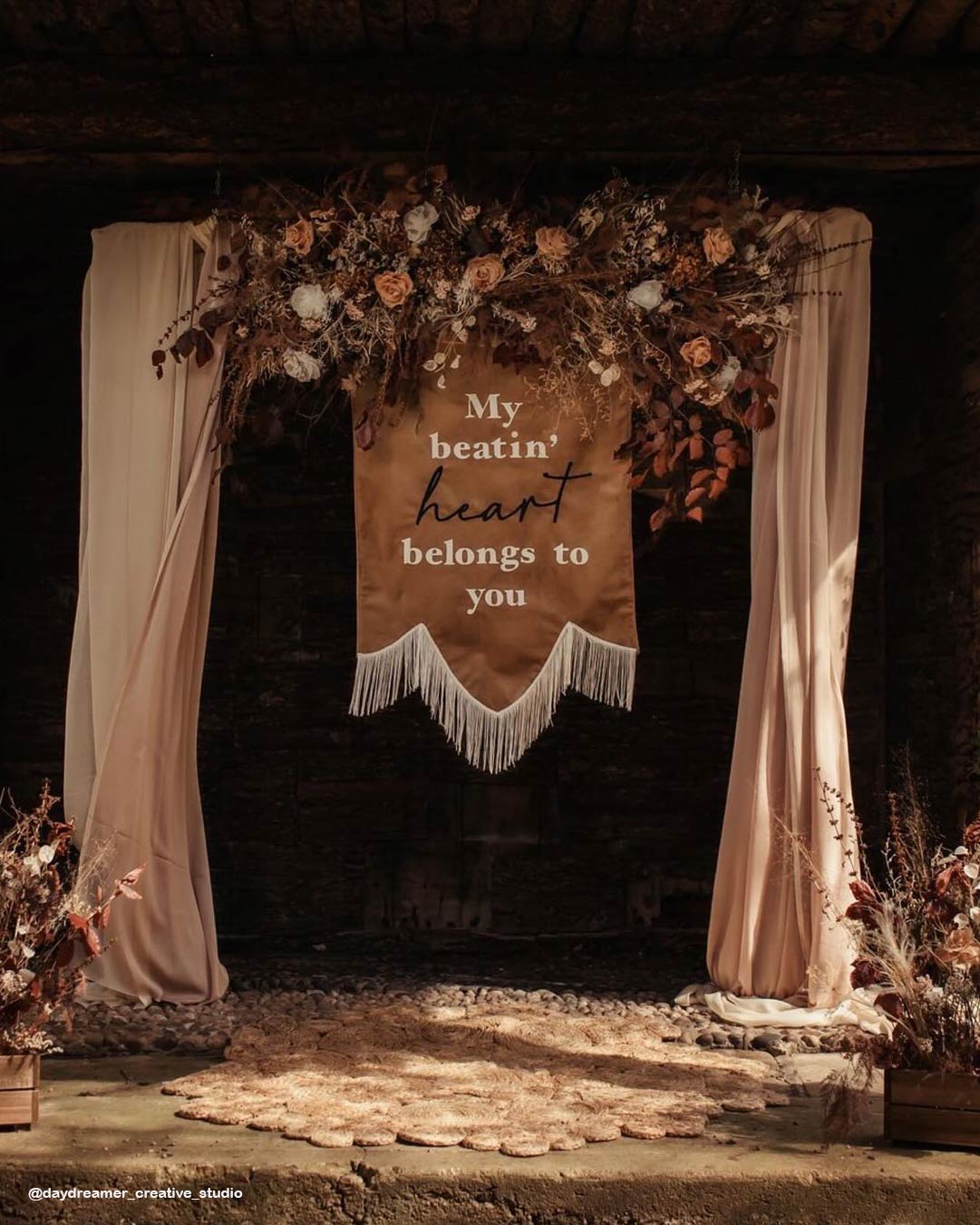 Arch Fall Wedding Decorations