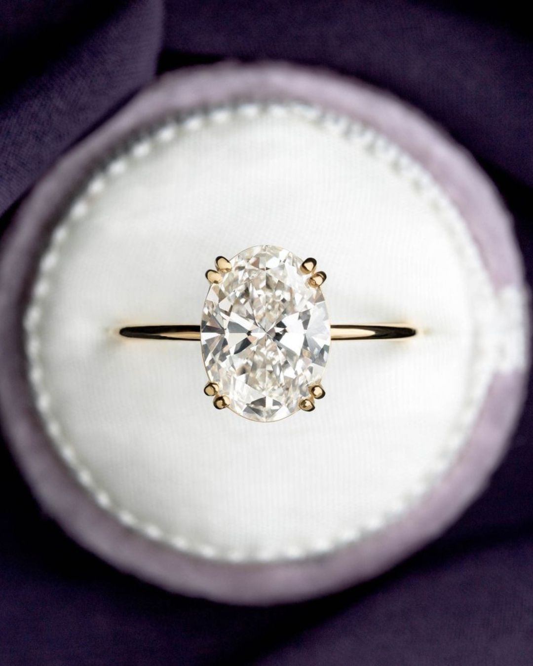 Simple Oval Cut Rings