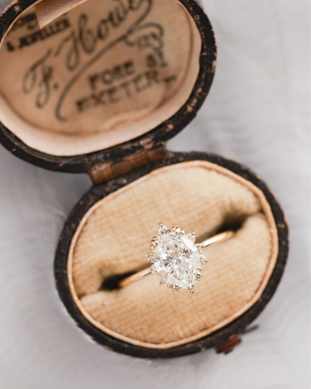 Oval Rings In Wedding Sets