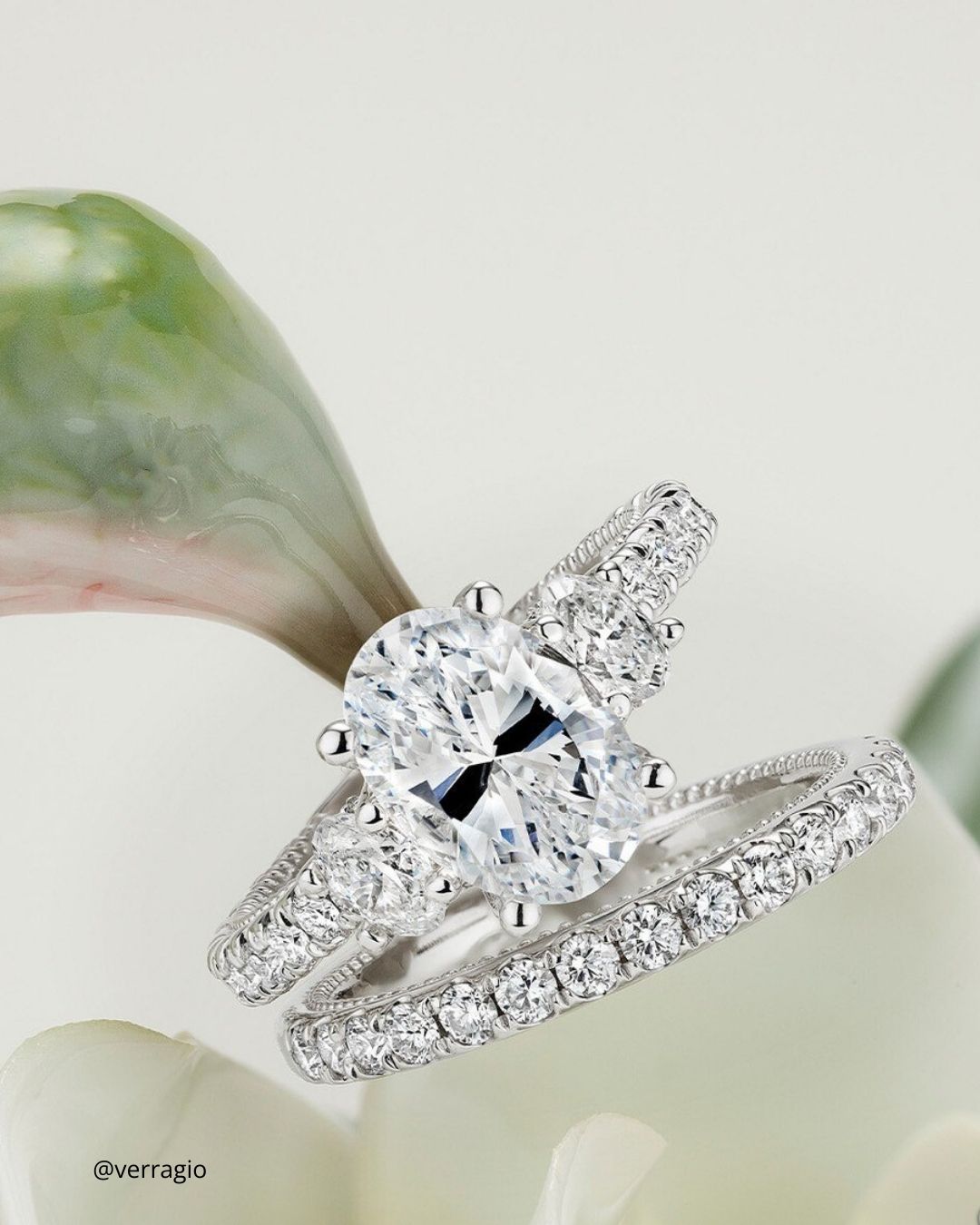 Oval Rings In Wedding Sets