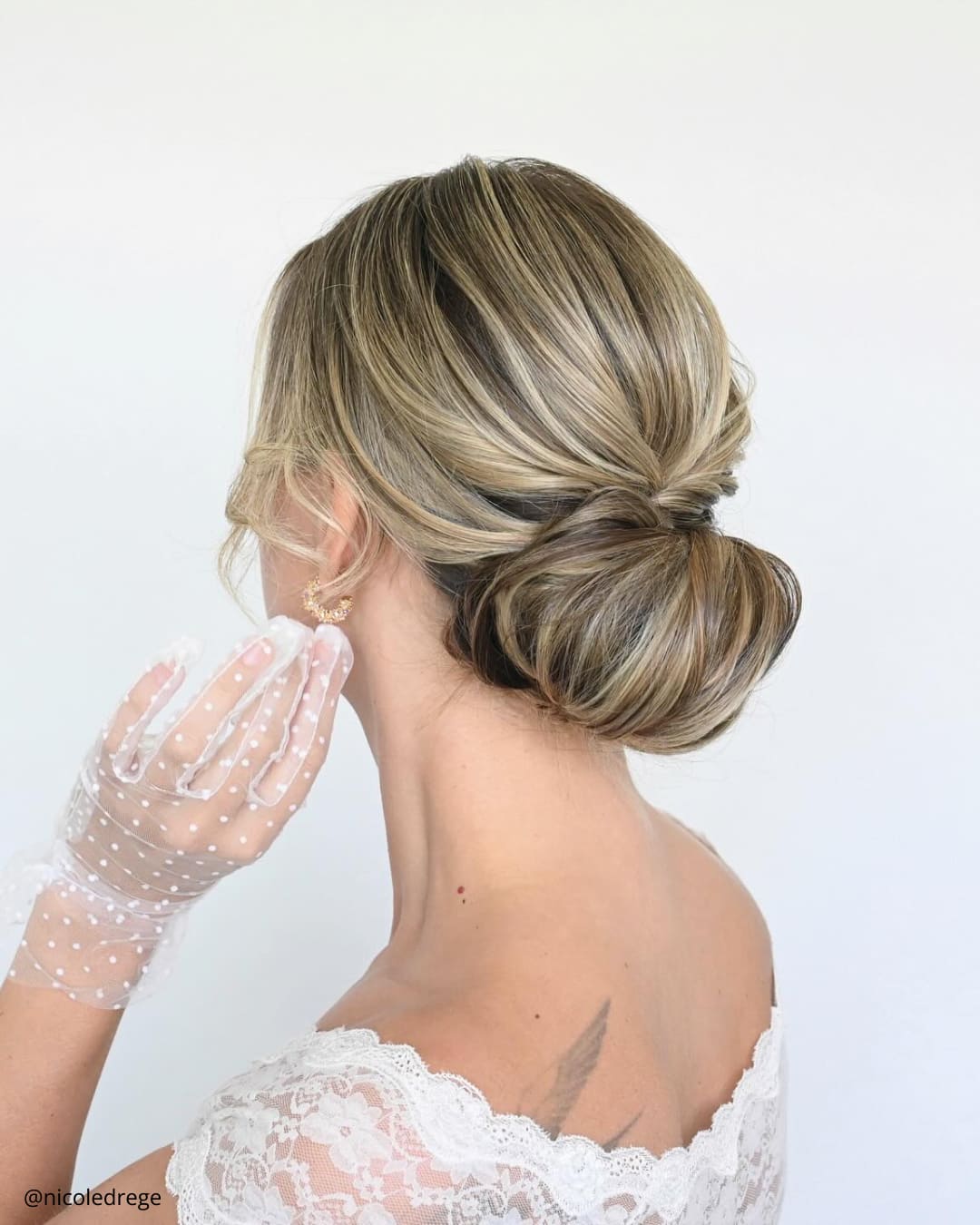 Vintage Bridal Look with Chignon