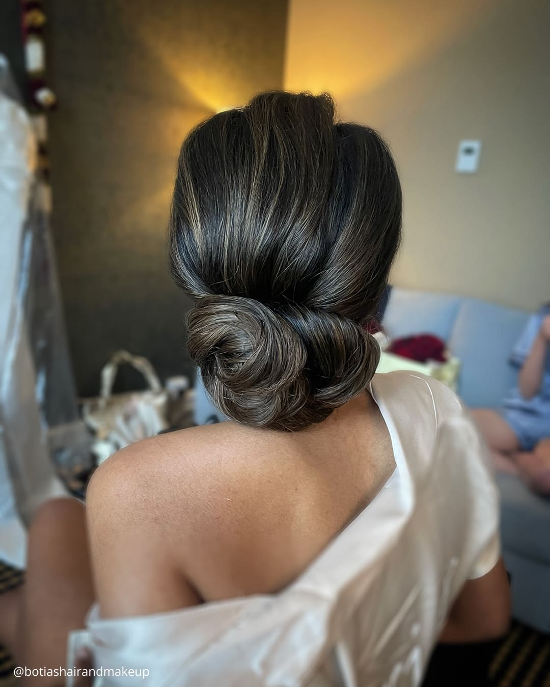 Vintage Bridal Look with Chignon