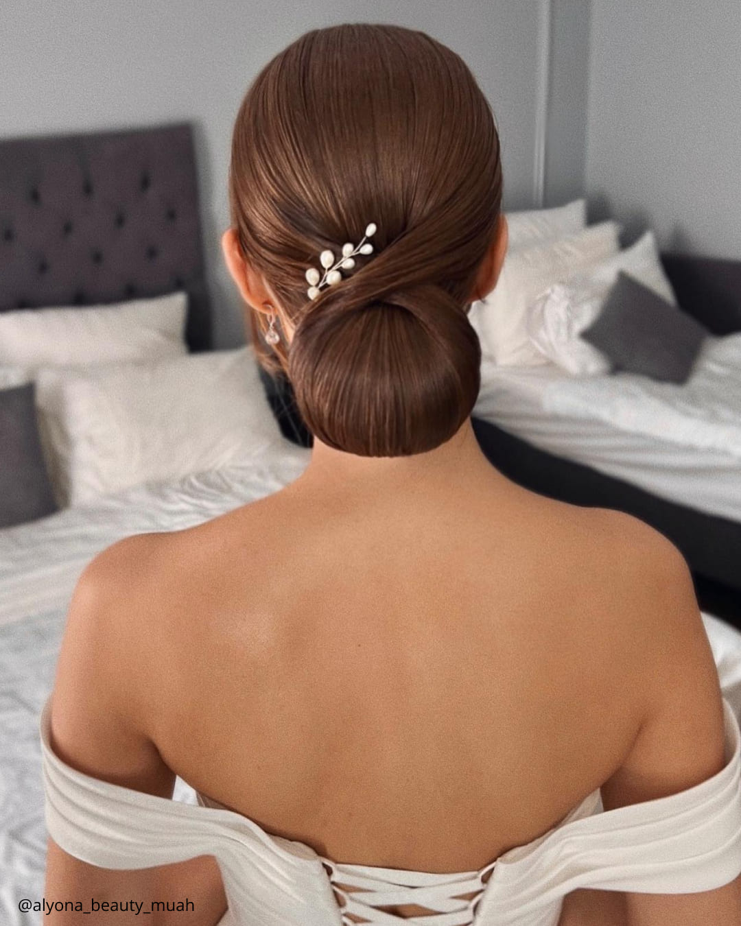 Vintage Bridal Look with Chignon