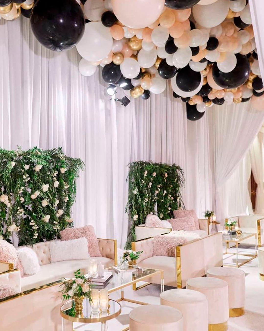 Black and Gold Wedding Cake Ideas